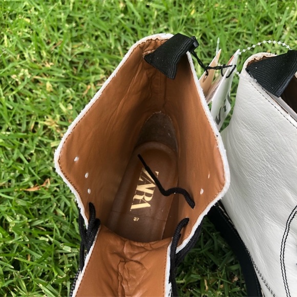 Zara Leather Boots - Picture 3 of 5